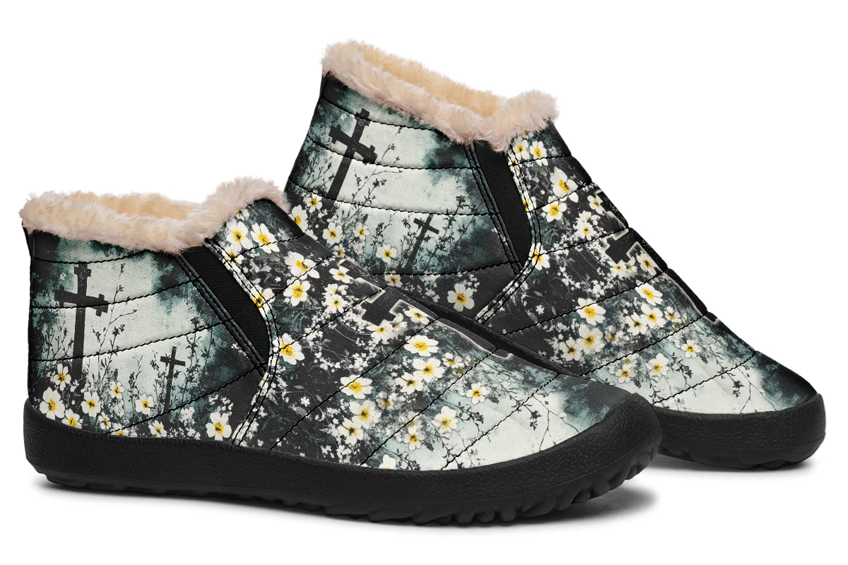 Mourning Petals Winter Sneakers - Image 6