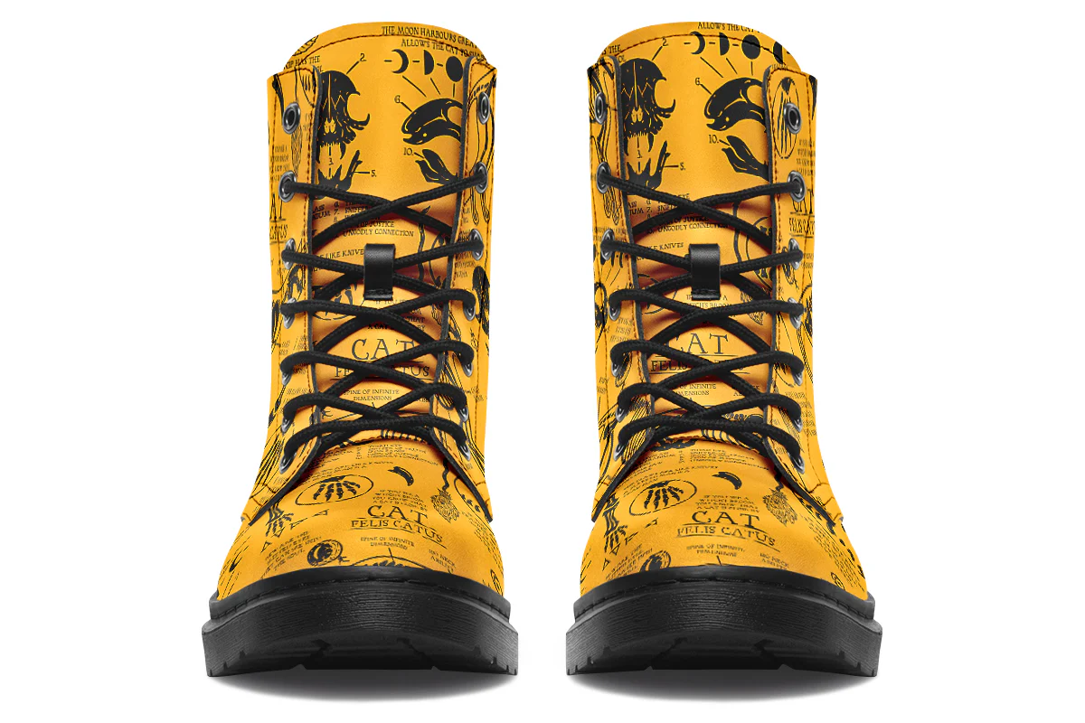 Mustard Cat Study Boots - Image 6
