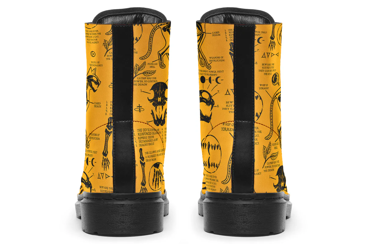 Mustard Cat Study Boots - Image 7