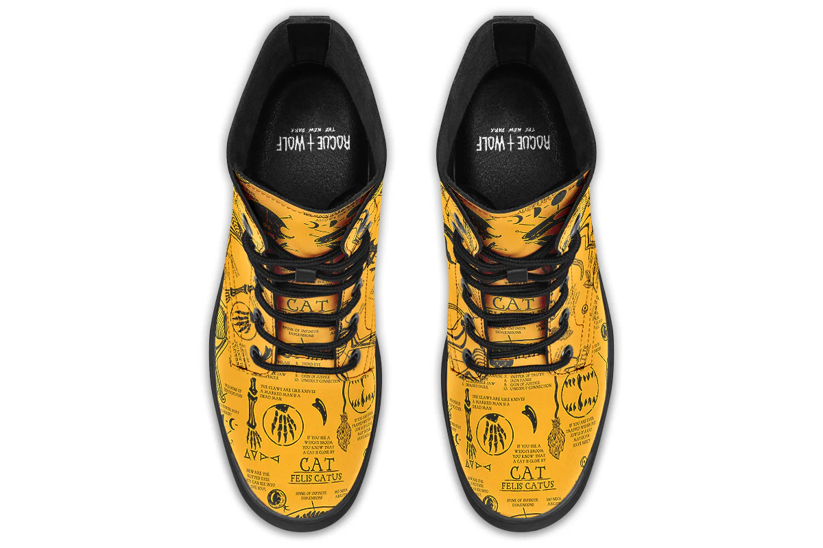 Mustard Cat Study Boots - Image 8