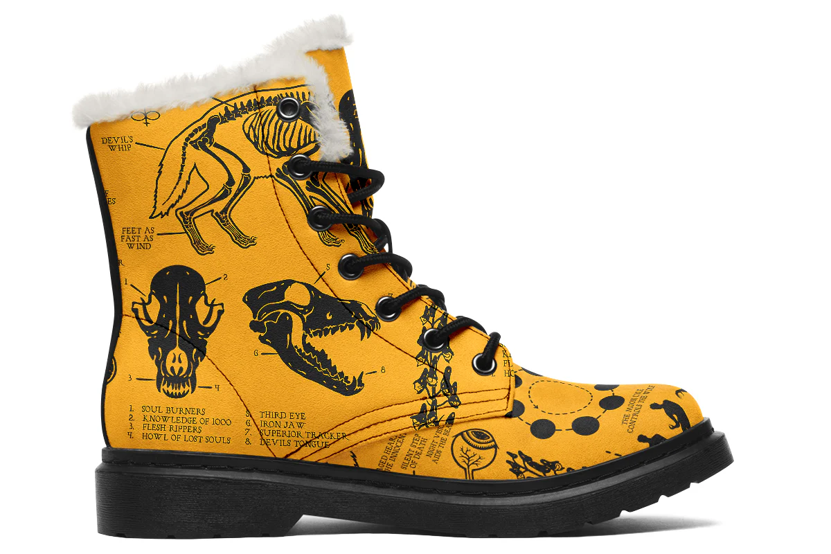 Mustard Wolf Study Winter Boots - Image 2