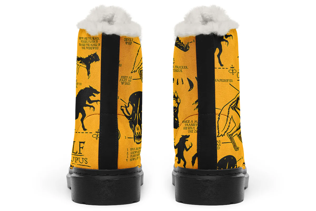 Mustard Wolf Study Winter Boots - Image 4