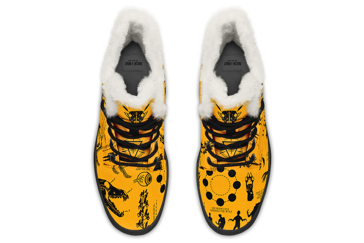 Mustard Wolf Study Winter Boots - Image 7