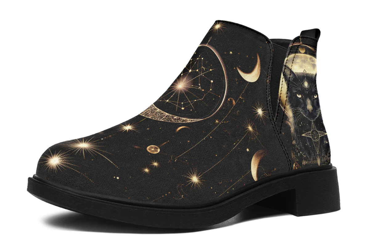Mystic Cat Chelsea Boots - Image 2