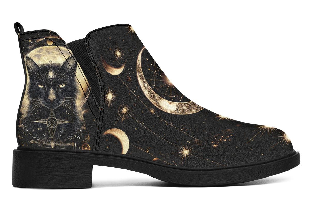 Mystic Cat Chelsea Boots - Image 3
