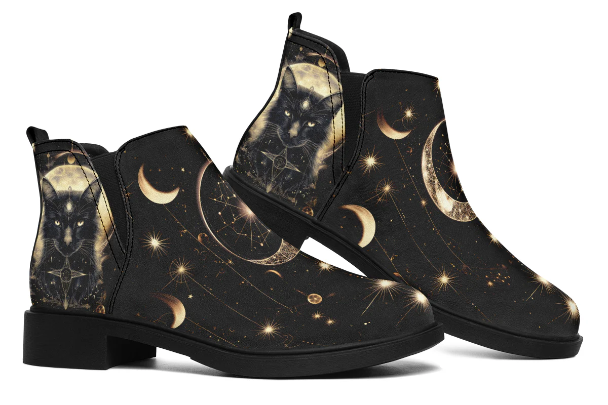 Mystic Cat Chelsea Boots - Image 7
