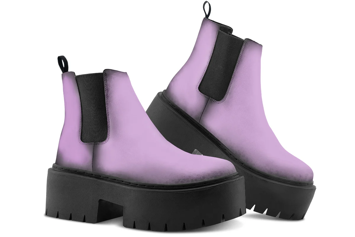 Mystic Dusk Platform Chelsea Boots - Image 4