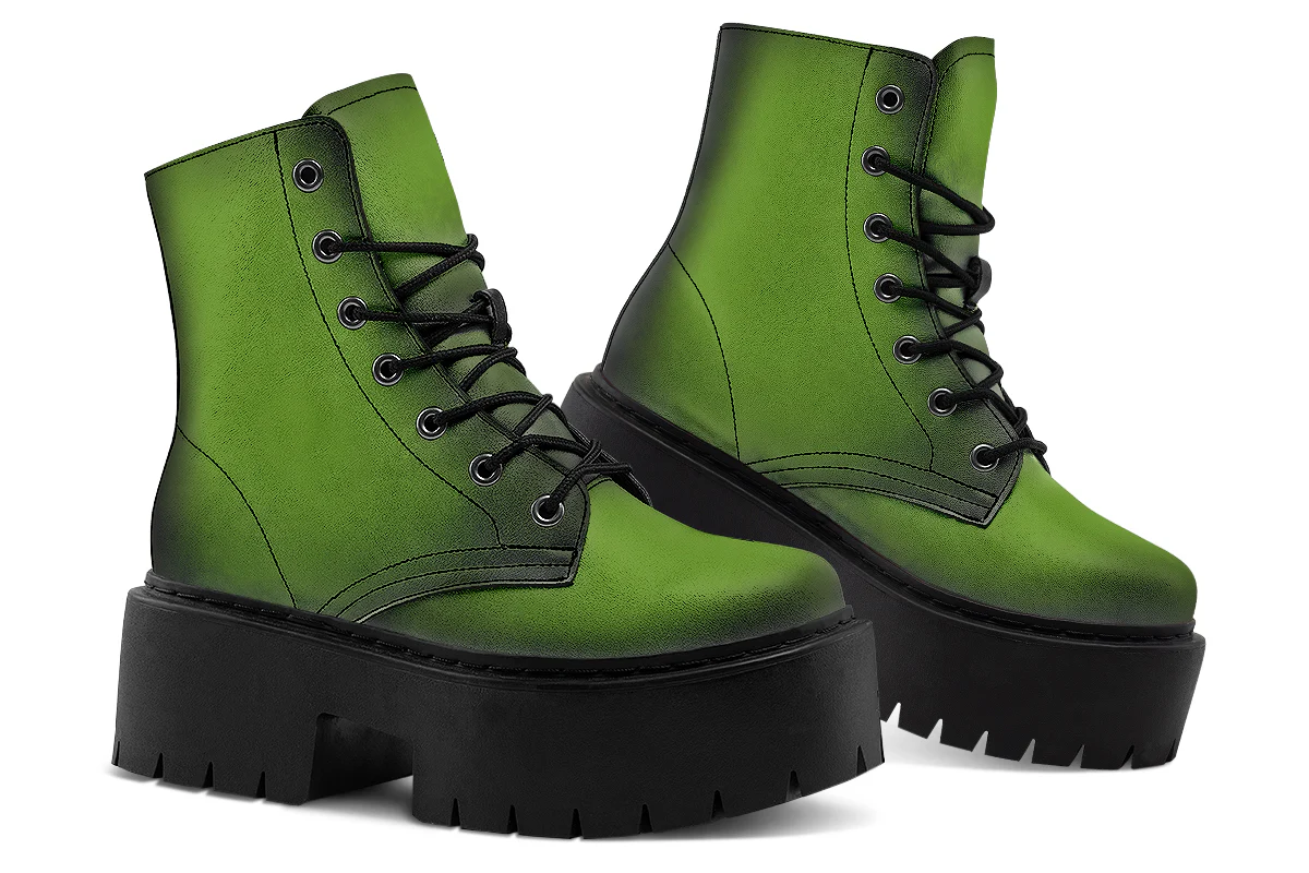 Mystic Moss Platform Boots - Image 5