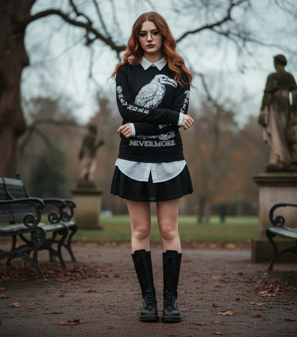 Nevermore Long Sleeve Tee - Image 4