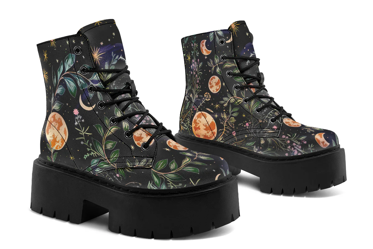 Night Blossom Platform Boots - Image 4
