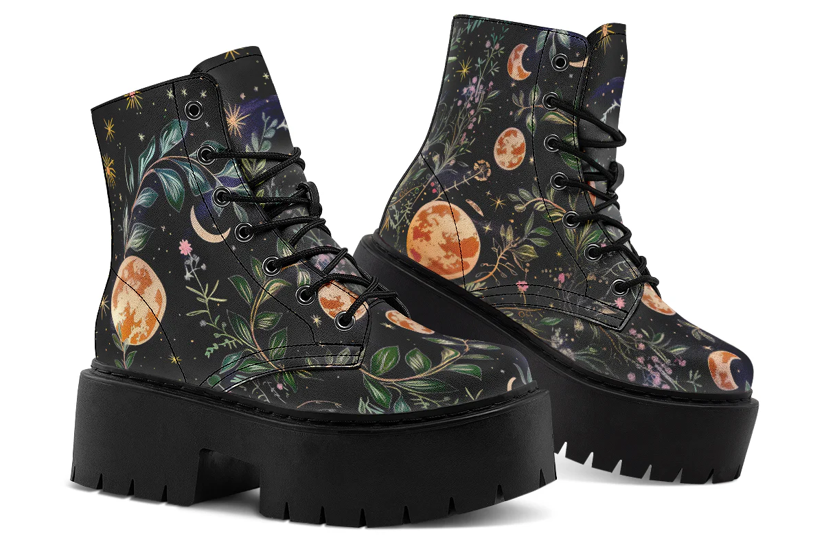 Night Blossom Platform Boots - Image 5