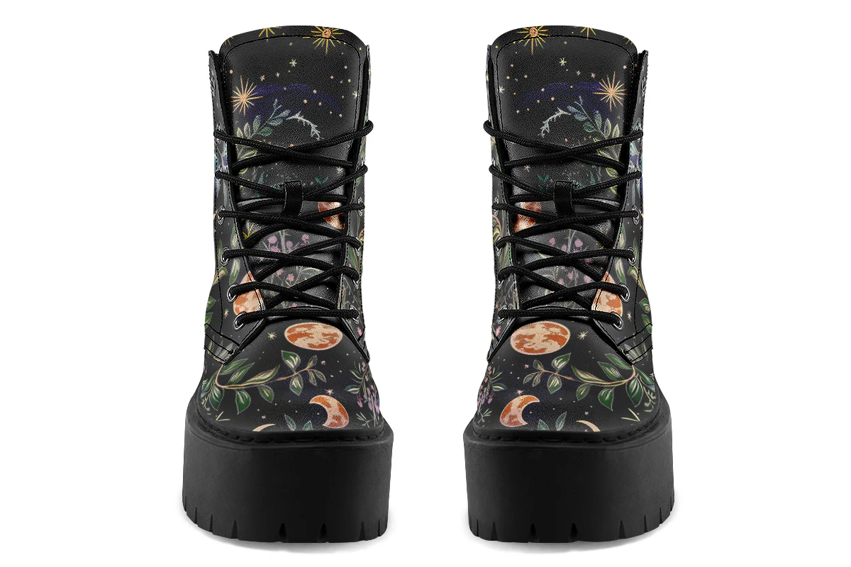 Night Blossom Platform Boots - Image 7