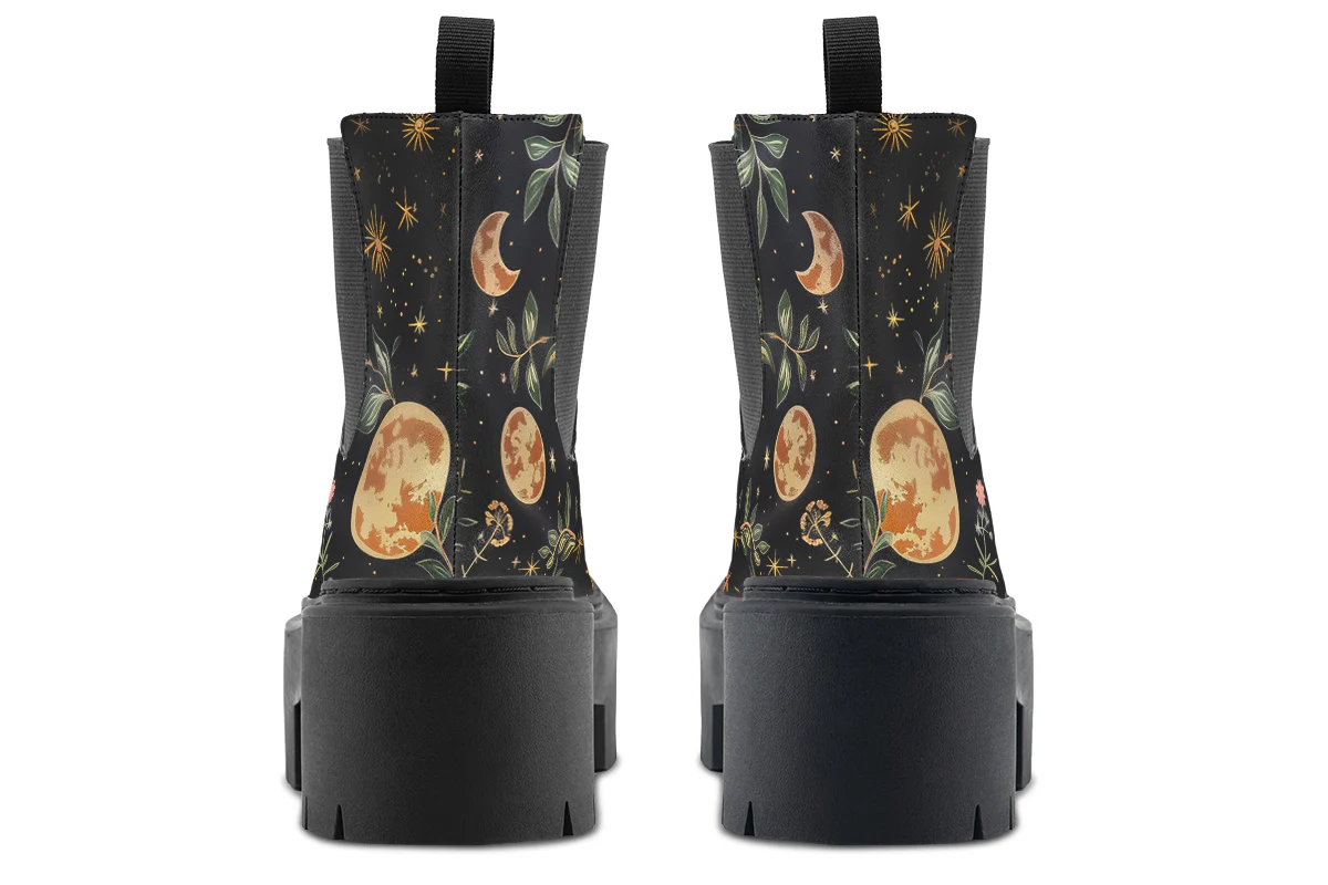 Night Blossom Platform Chelsea Boots - Image 6