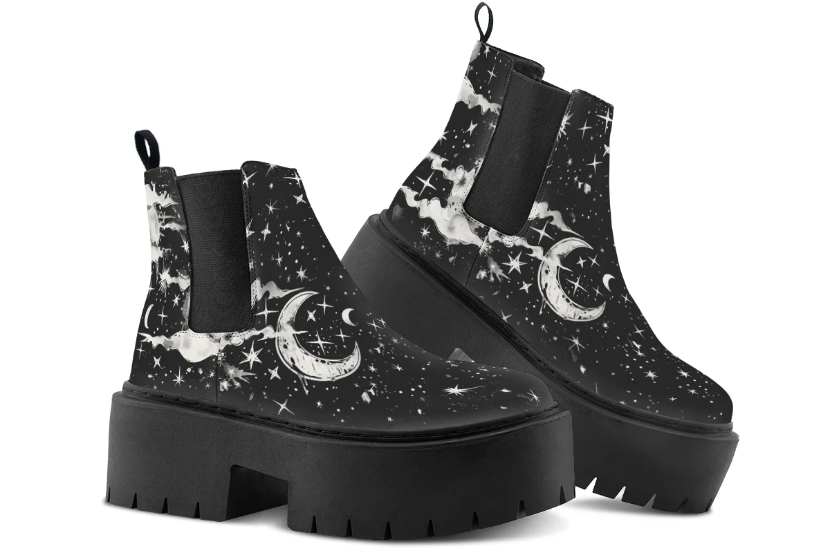Nightfall Platform Chelsea Boots - Image 4