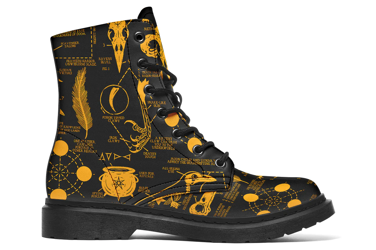Nightgold Raven Study Boots - Image 3