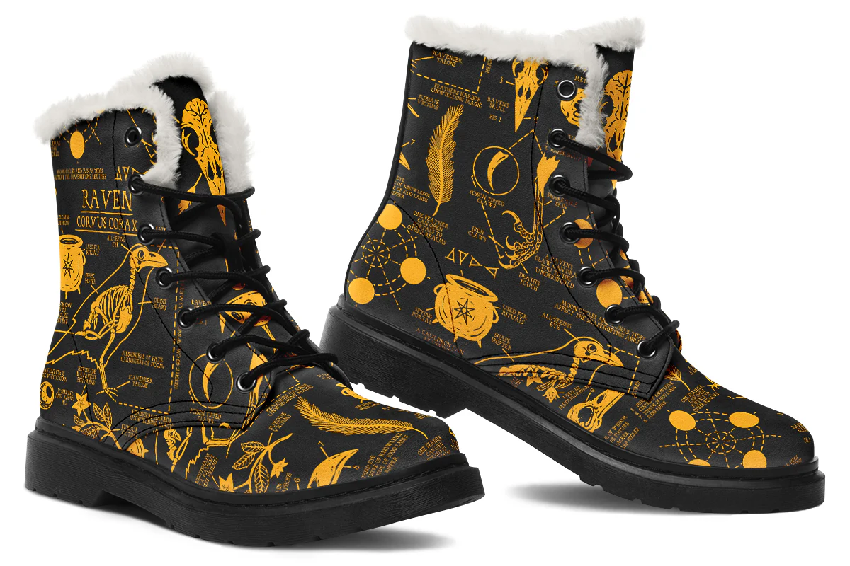 Nightgold Raven Study Winter Boots - Image 5