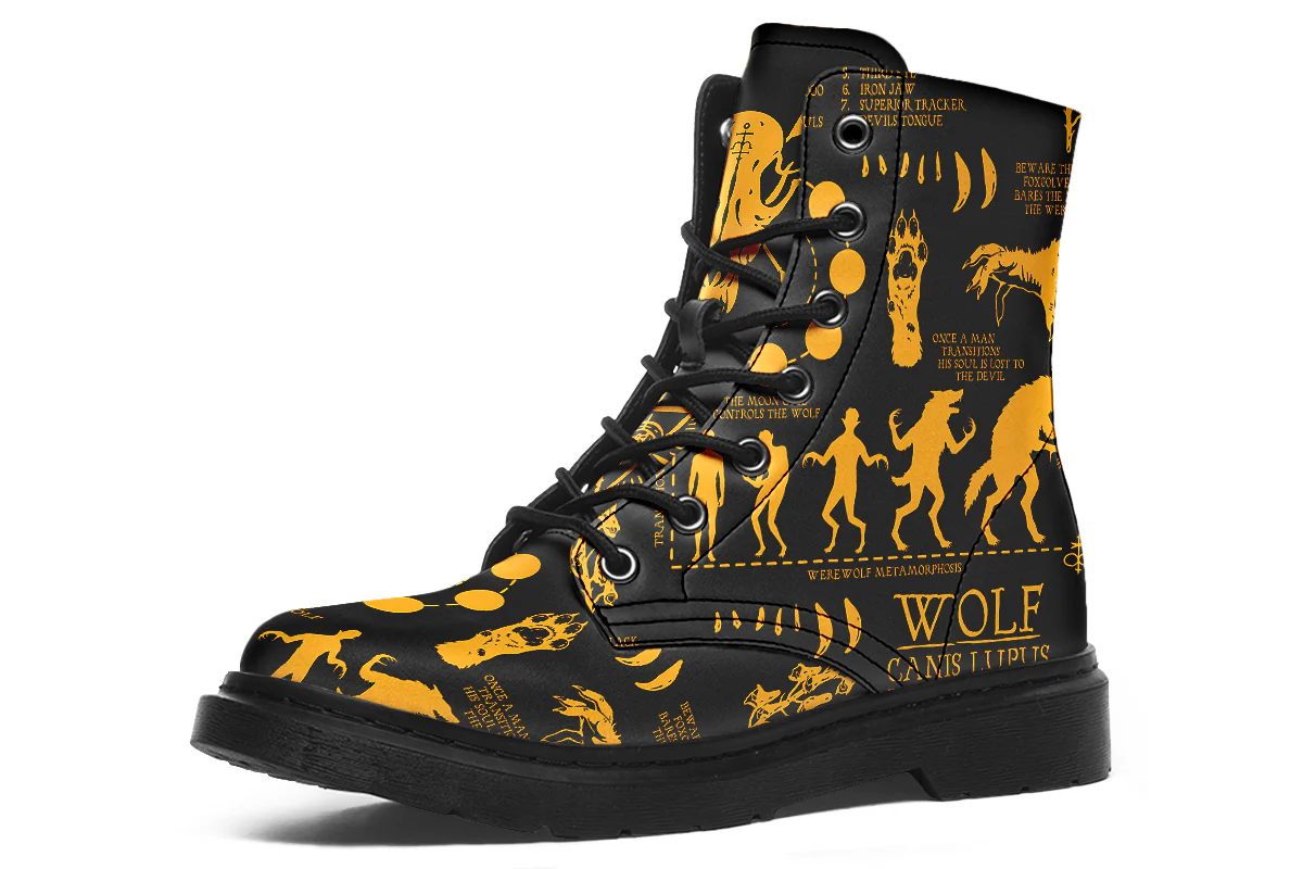 Nightgold Wolf Study Boots - Image 4