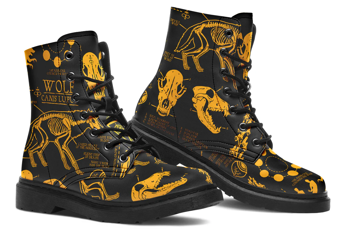 Nightgold Wolf Study Boots - Image 5