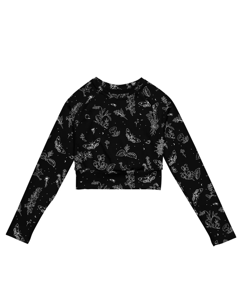 Nightshade Long Sleeve Crop Top - Image 6
