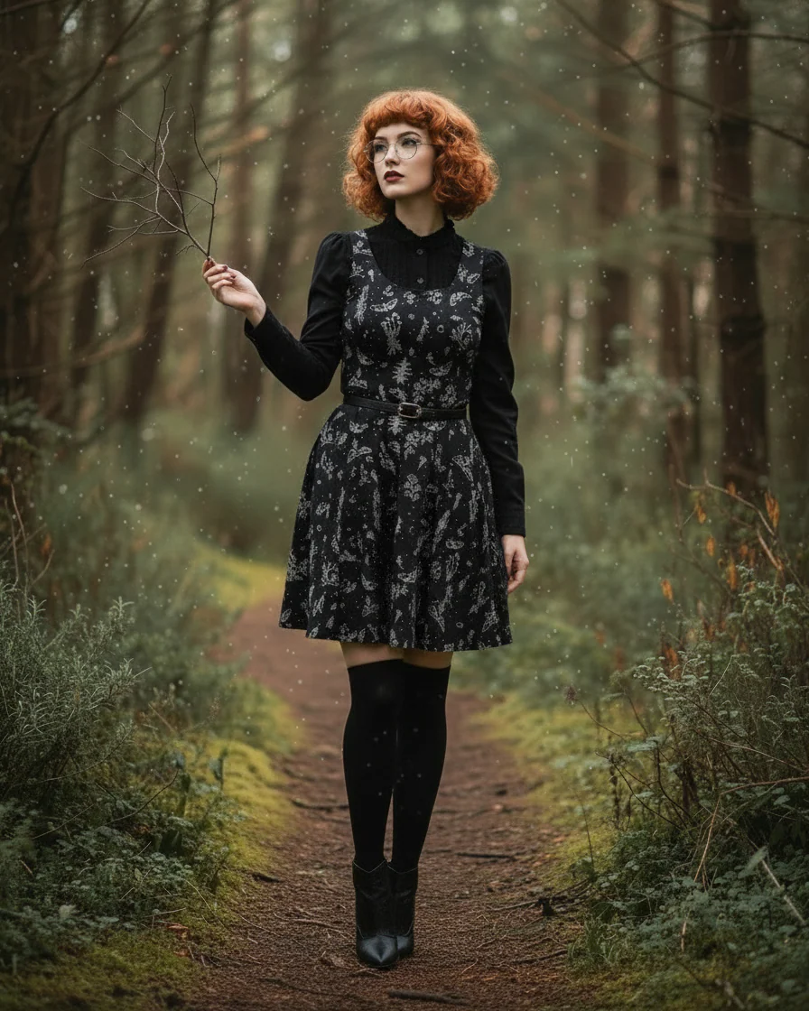 Nightshade Skater Dress - Image 3