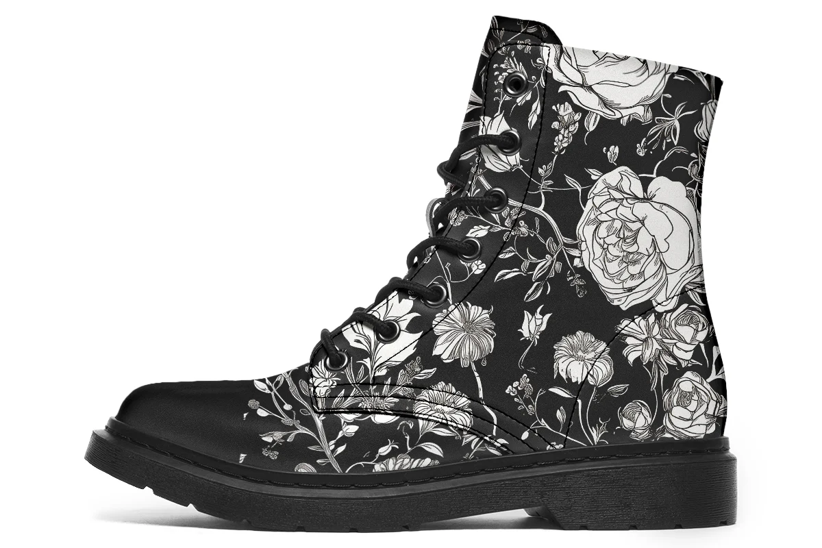 Noir Bouquet Boots