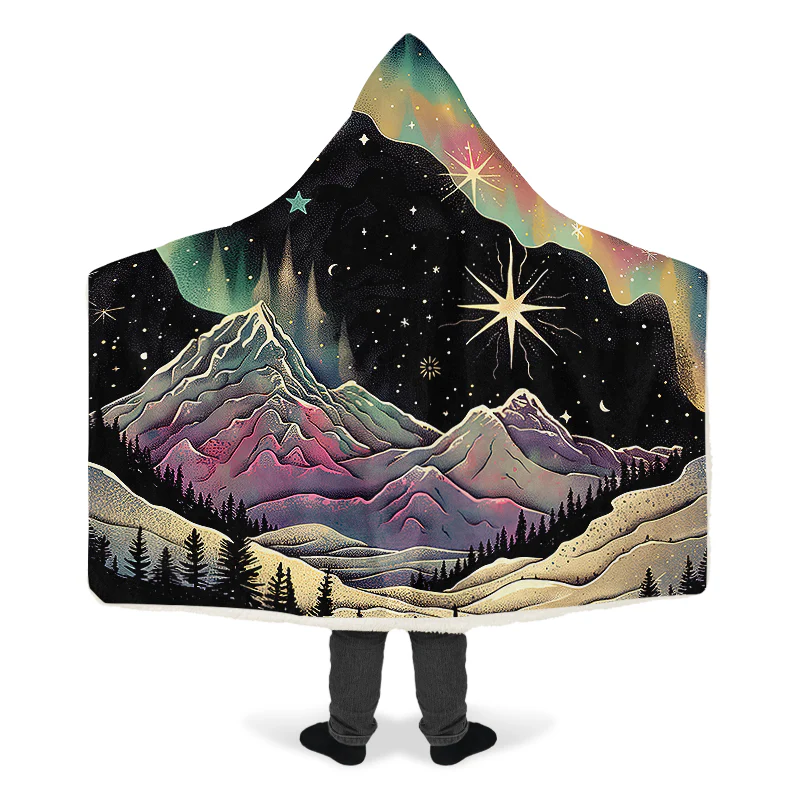 Northern Lights Hooded Blanket - Image 10