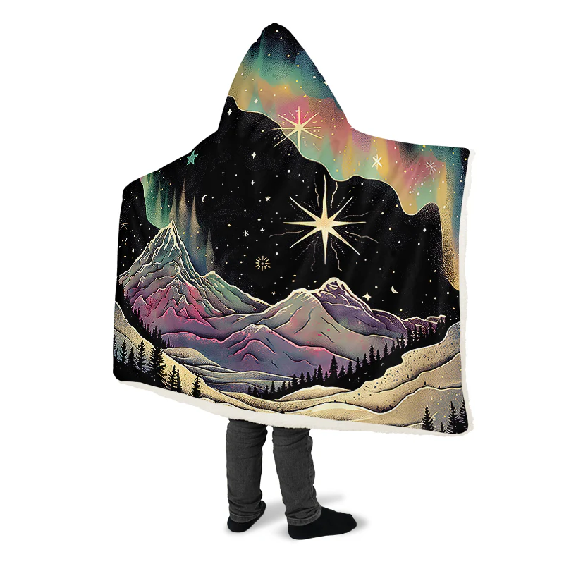 Northern Lights Hooded Blanket - Image 11