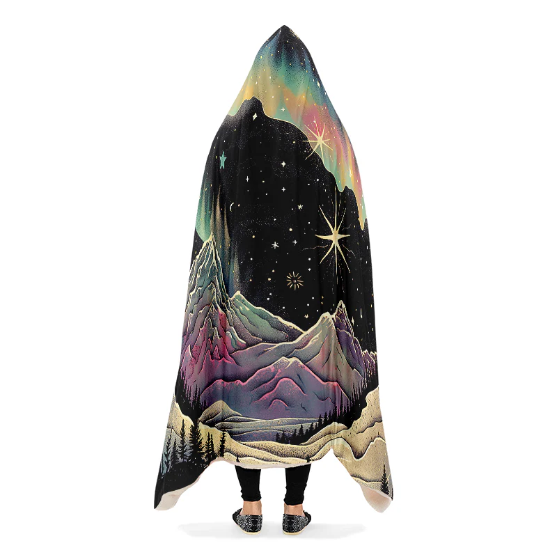 Northern Lights Hooded Blanket - Image 4