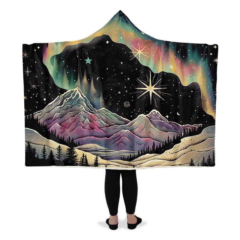 Northern Lights Hooded Blanket - Image 6