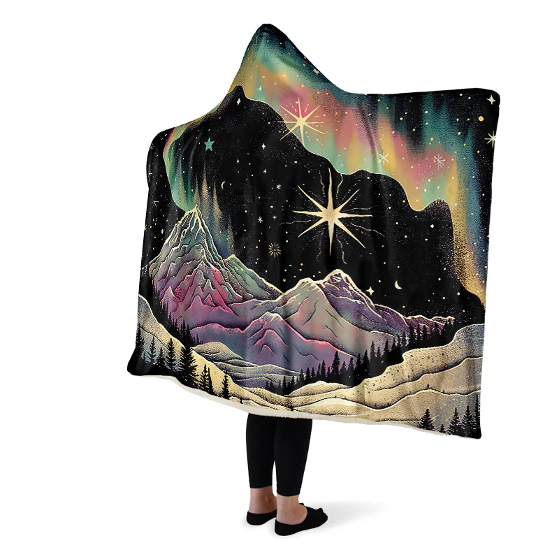 Northern Lights Hooded Blanket - Image 7