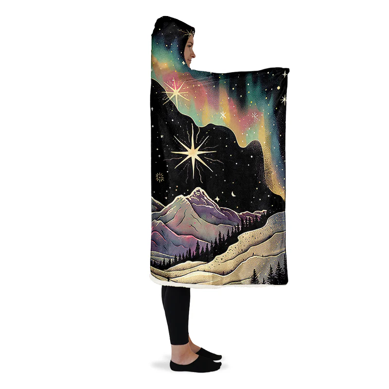 Northern Lights Hooded Blanket - Image 8
