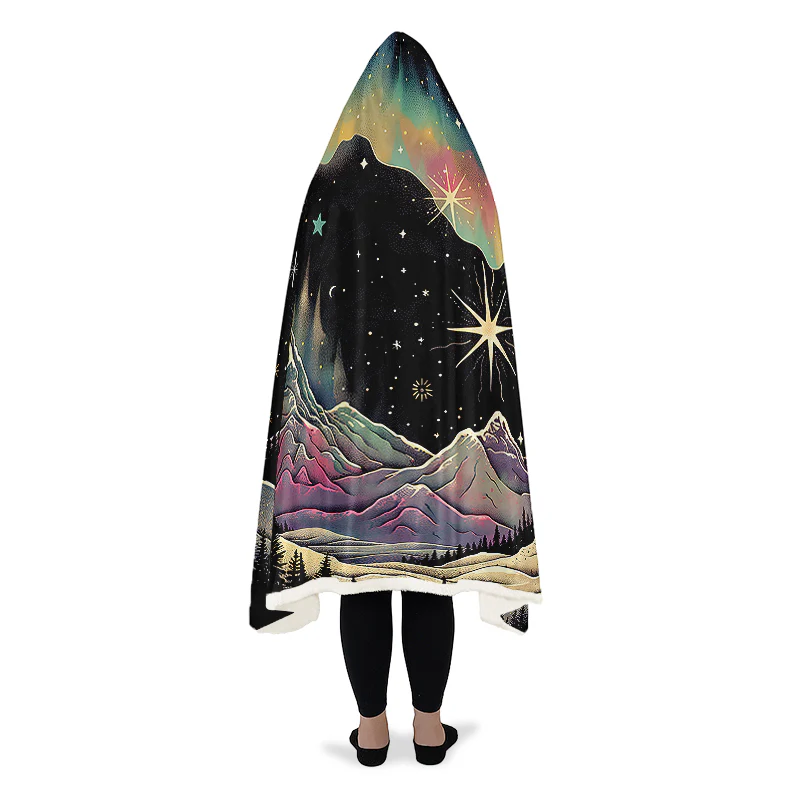 Northern Lights Hooded Blanket - Image 9