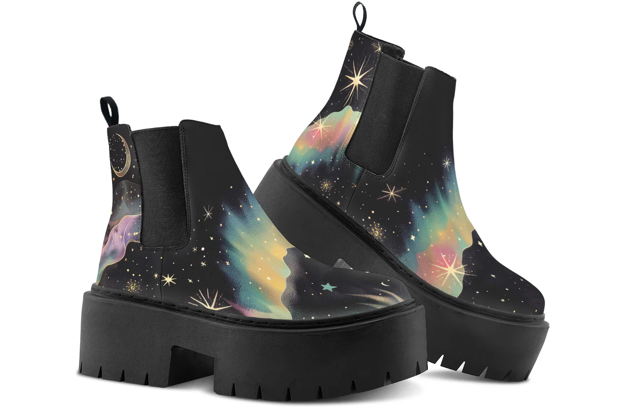 Northern Lights Platform Chelsea Boots - Image 4