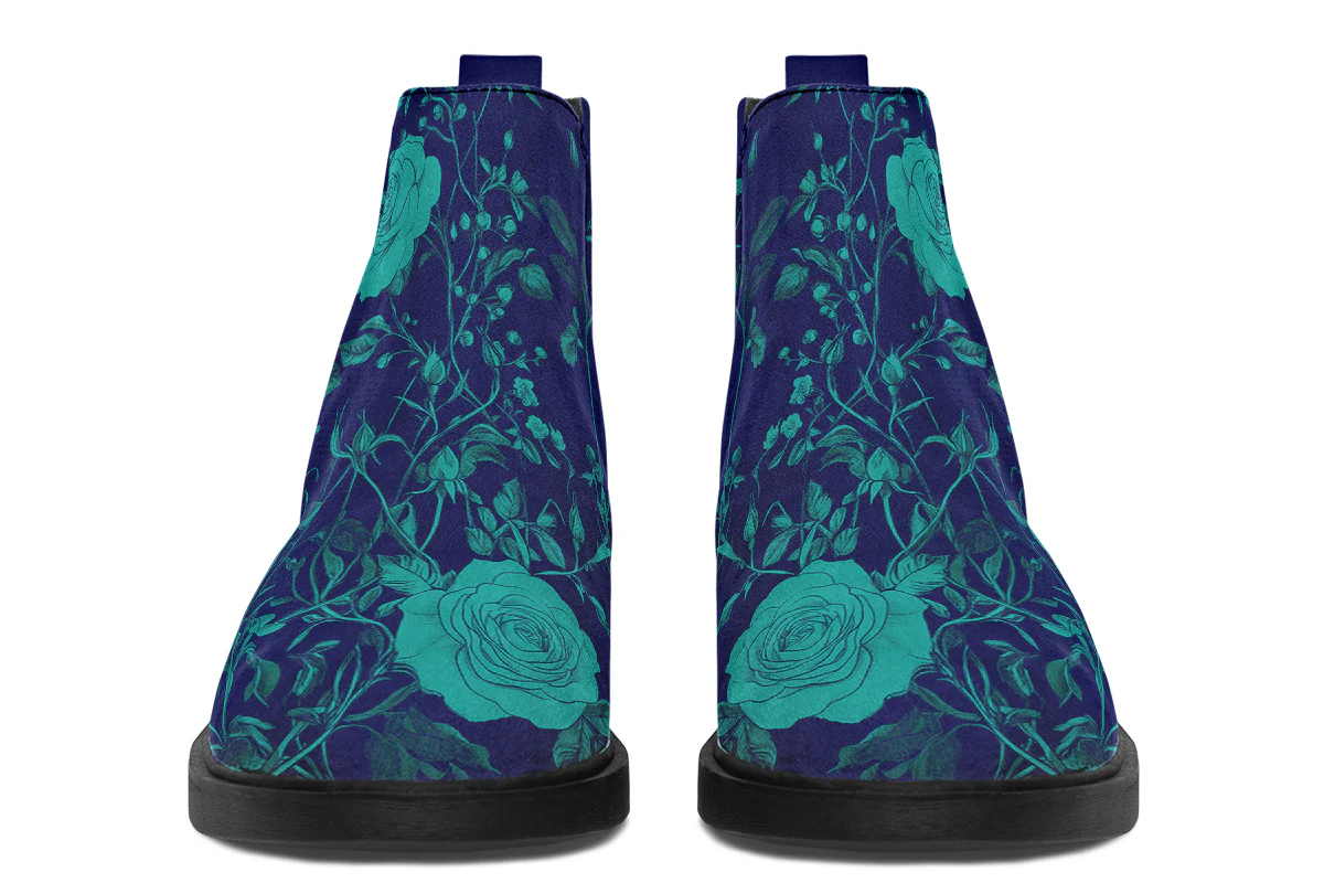 Ocean Rose Romance Chelsea Boots - Image 4