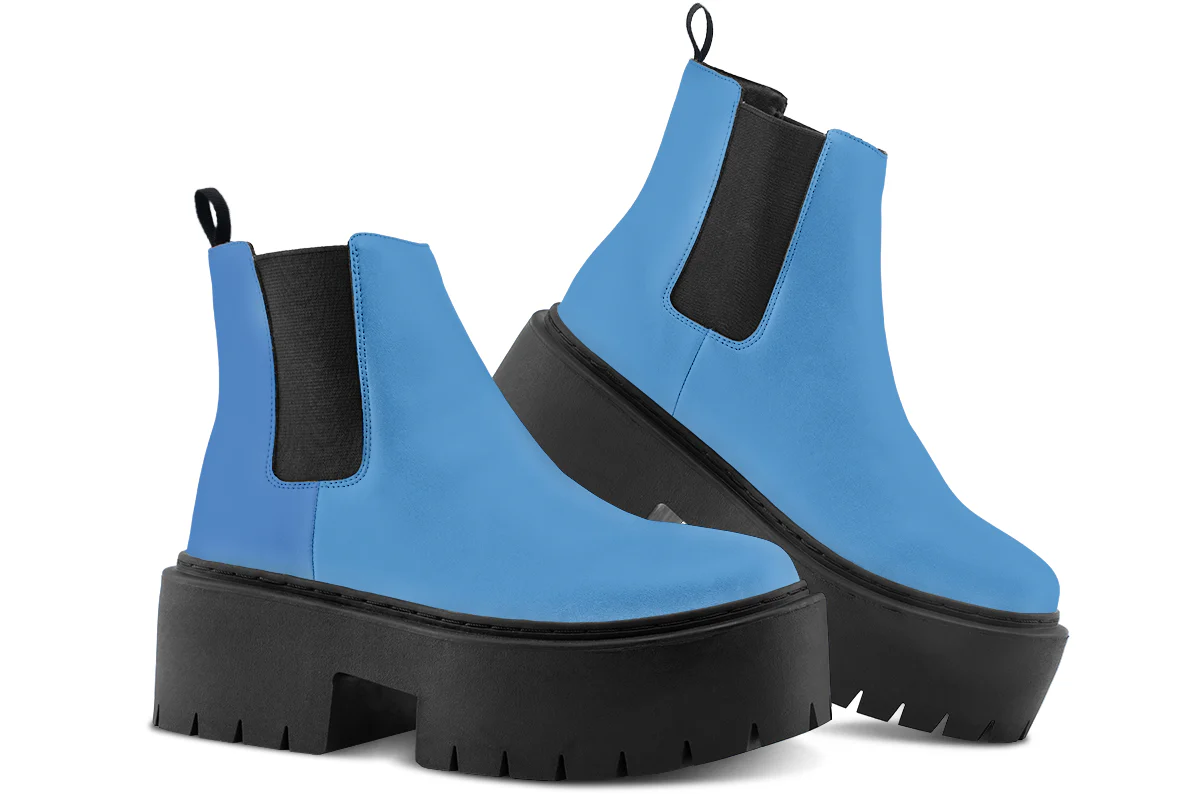 Ocean Wave Platform Chelsea Boots - Image 4