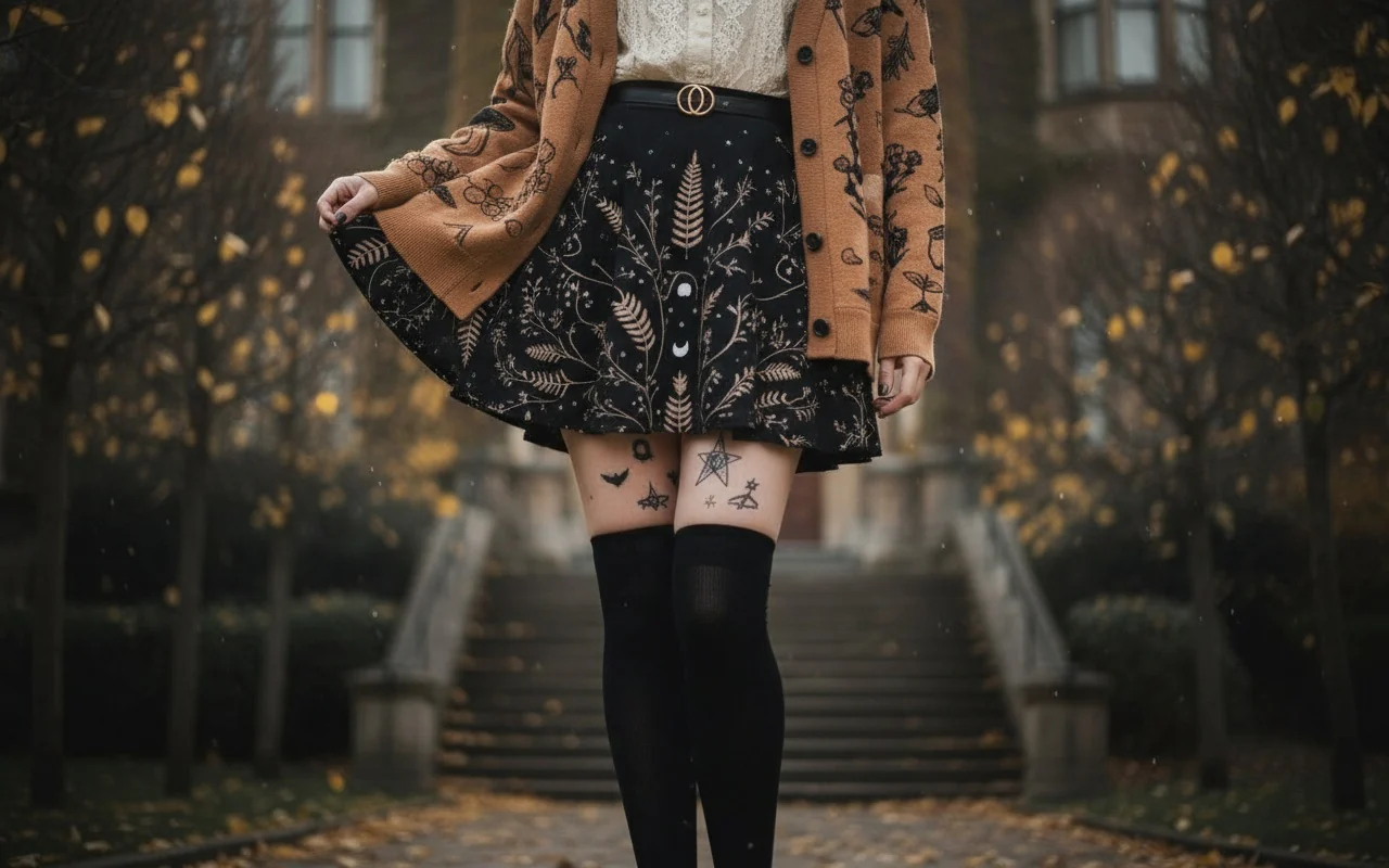 Ochre Herbology Knitted Cardigan - Image 9