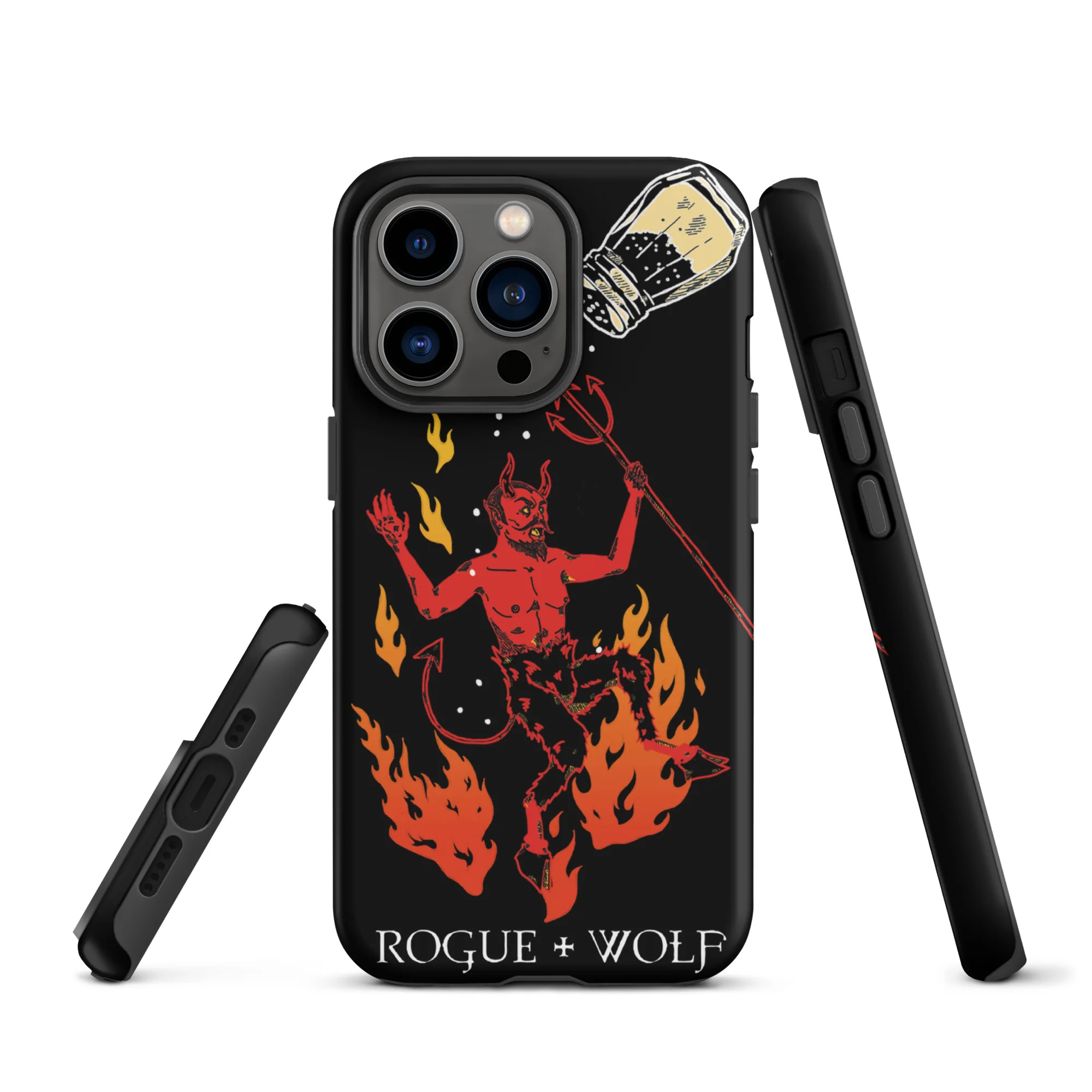 One Salty Devil Tough Phone Case for iPhone - Image 3