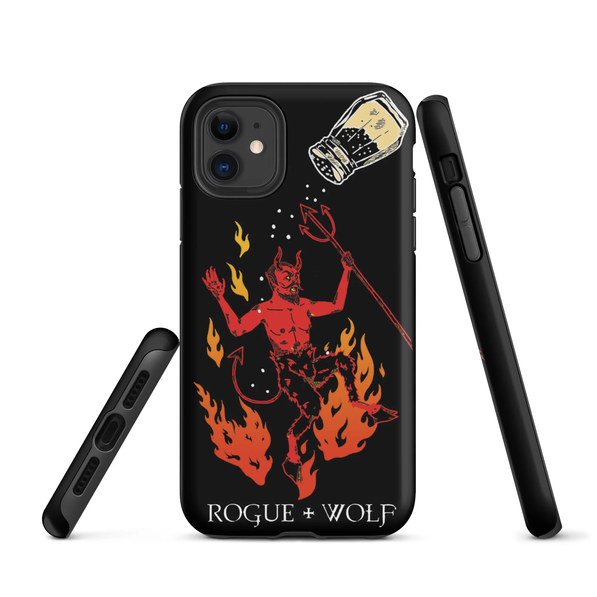 One Salty Devil Tough Phone Case for iPhone - Image 4