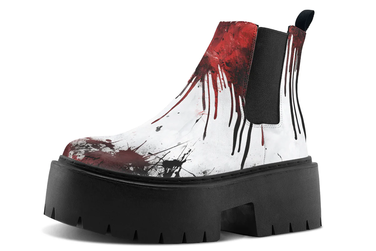 Oops My Bad Platform Chelsea Boots - Image 3
