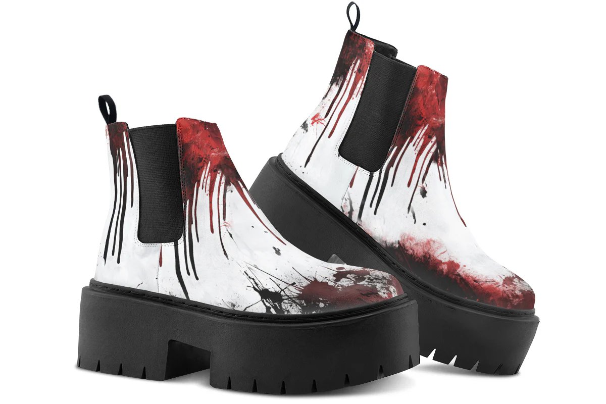 Oops My Bad Platform Chelsea Boots - Image 4