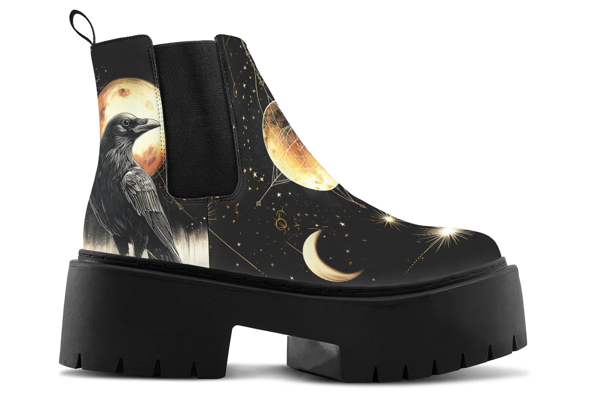 Oracle Raven Platform Chelsea Boots - Image 2