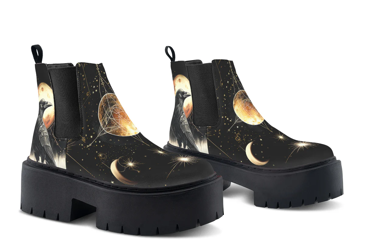 Oracle Raven Platform Chelsea Boots - Image 5