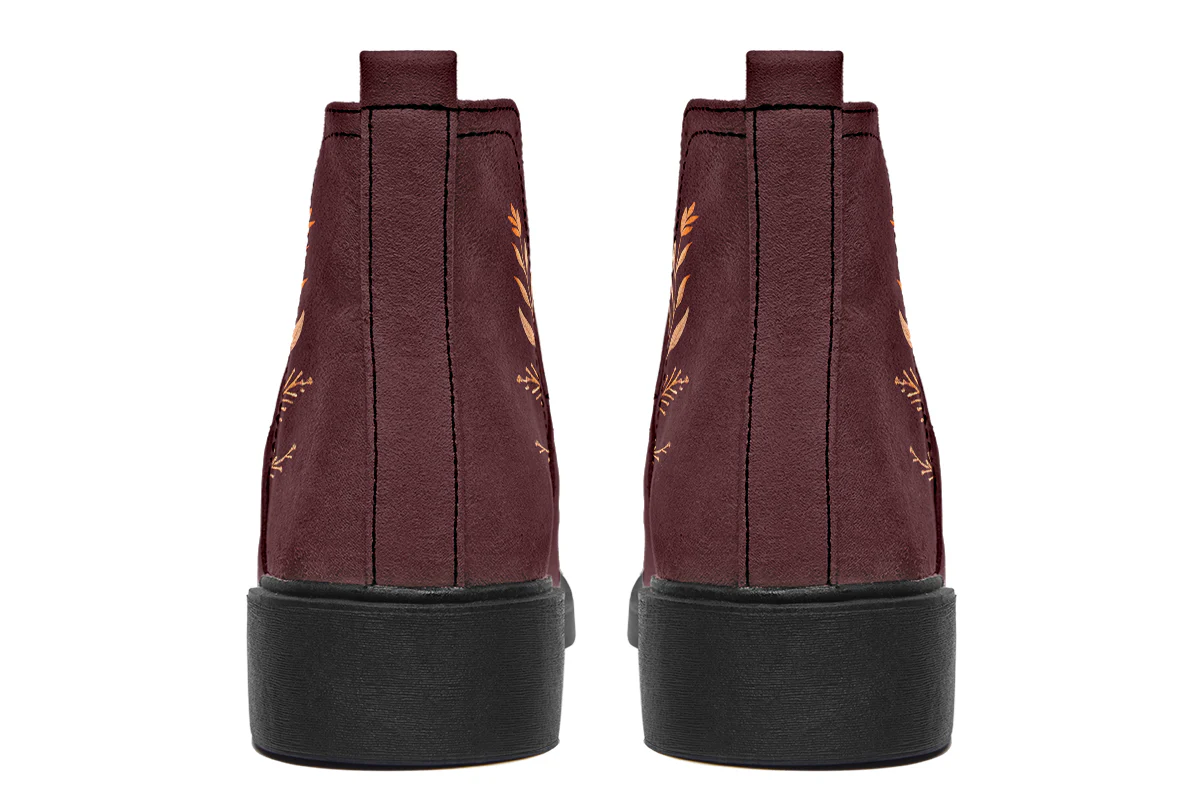 Oxblood Autumnalis Chelsea Boots - Image 5
