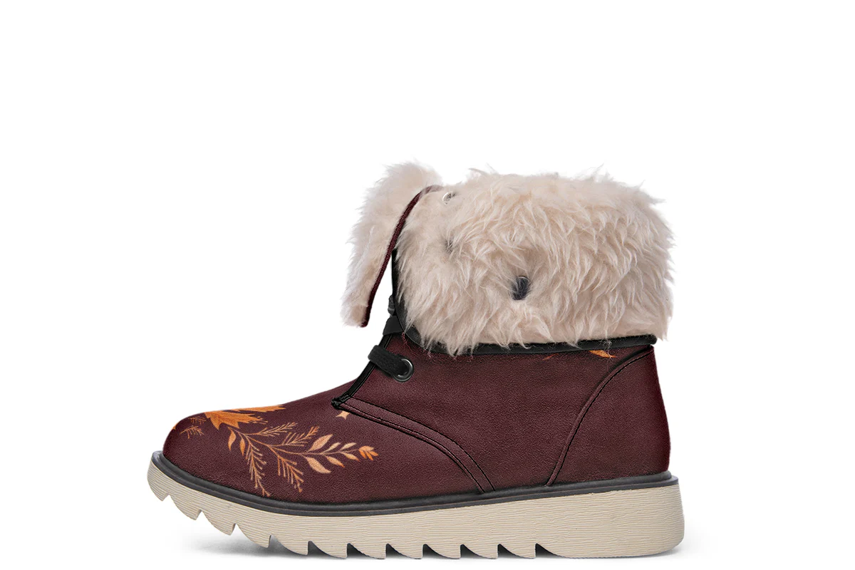 Oxblood Autumnalis Fold Over Winter Boots - Image 9