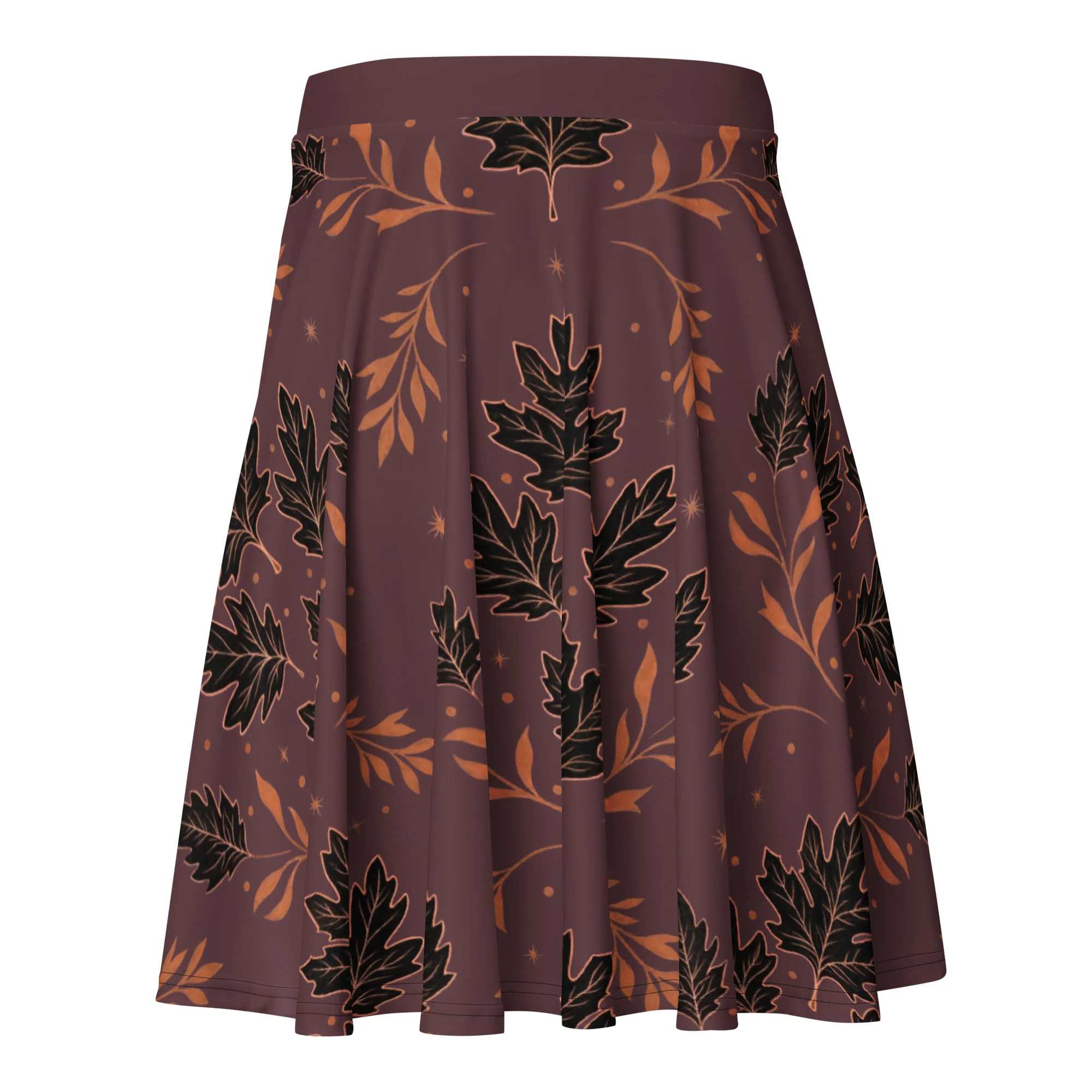 Oxblood Autumnalis Skater Skirt - Image 5