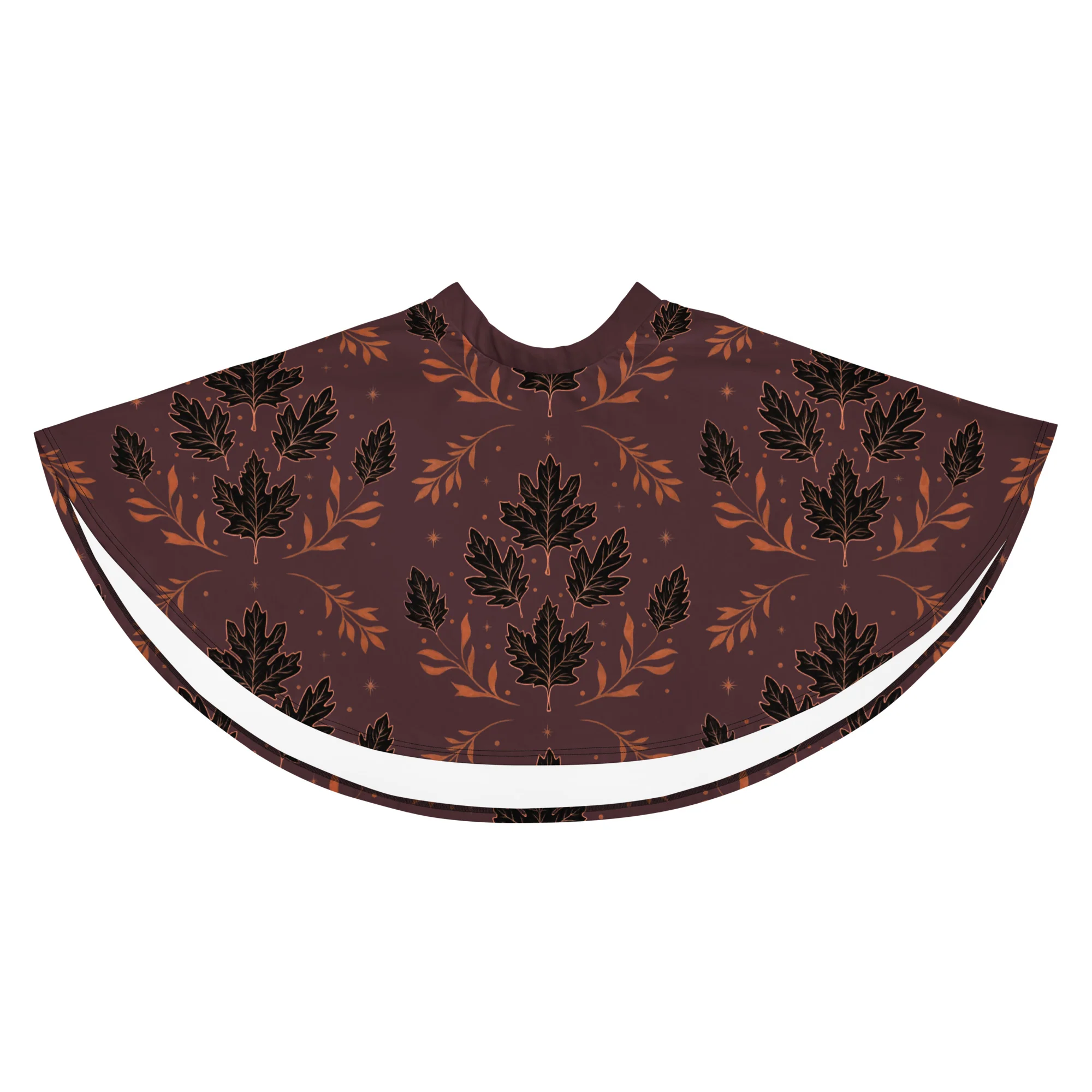 Oxblood Autumnalis Skater Skirt - Image 8
