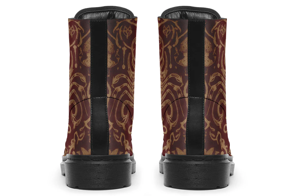 Oxblood Scorpion Sigil Boots - Image 10