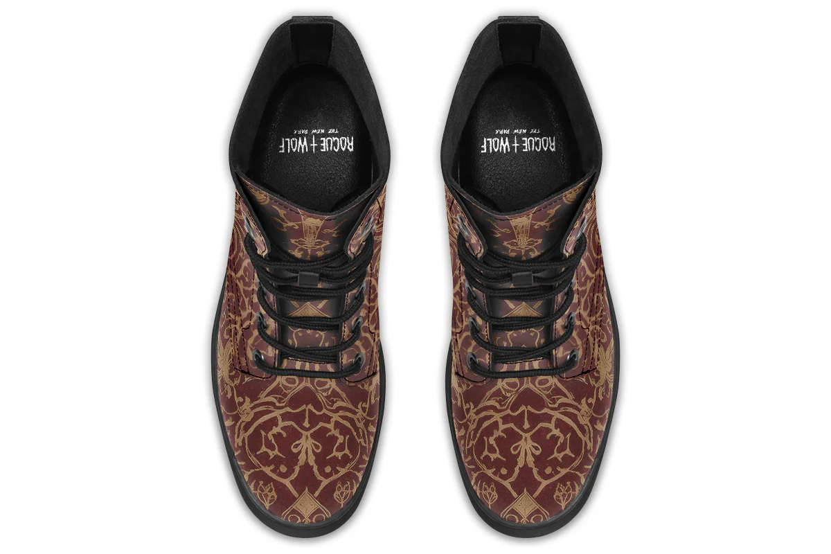 Oxblood Scorpion Sigil Boots - Image 11