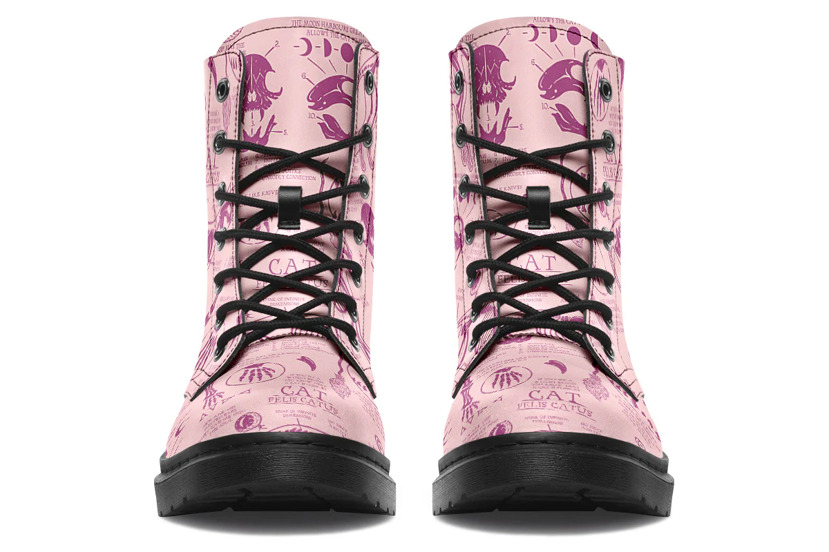 Pink Cat Study Boots - Image 6