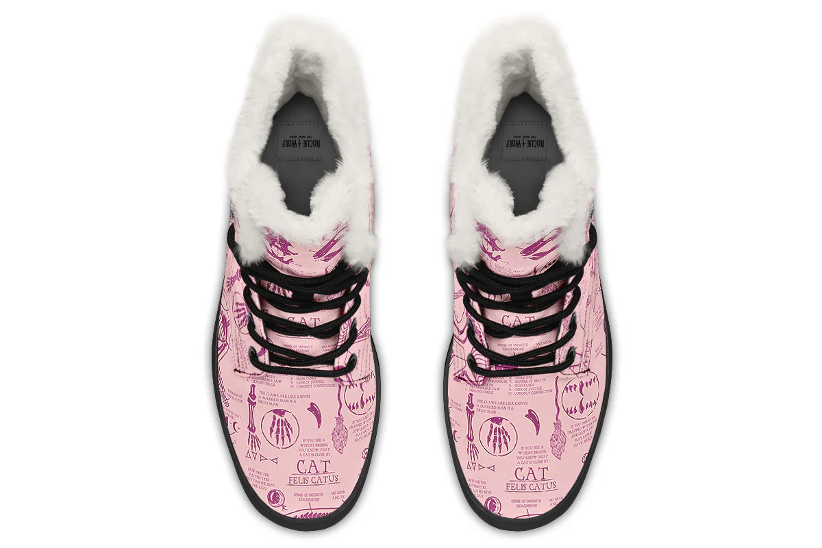 Pink Cat Study Winter Boots - Image 7